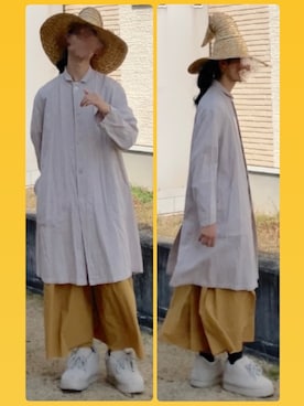 「Handmade（ハンドメイド）のアイテム」を使った、なつき(旧なっつ)さん（メンズ・179cm）の春コーディネート