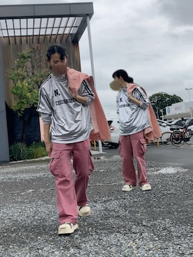 「アイテム（マウンテンパーカー）」を使った、朧気ながらなっつさん（メンズ・179cm・20代）の秋コーディネート