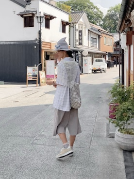 「アイテム（アナログ腕時計）」を使った、朧気ながらなっつさん（メンズ・179cm）の夏コーディネート