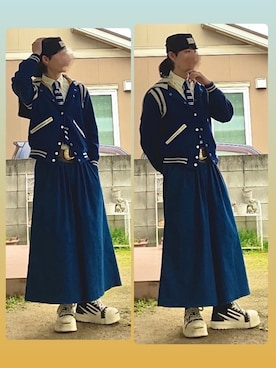 「DAISO（DAISO）のアイテム」を使った、なつき(旧なっつ)さん（メンズ・179cm）の春コーディネート