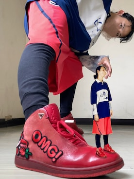 「アイテム（その他トップス）」を使った、朧気ながらなっつさん（メンズ・179cm・20代）の秋コーディネート