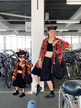 「アイテム（スリッポン）」を使った、朧気ながらなっつさん（メンズ・179cm・20代）の夏コーディネート