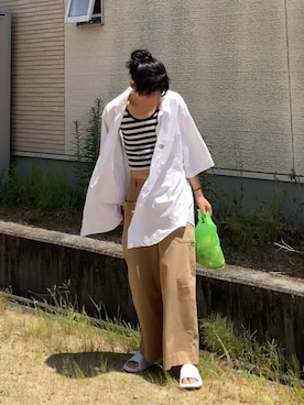 「DAISO（DAISO）のアイテム」を使った、なつきさん（メンズ・179cm）の夏コーディネート