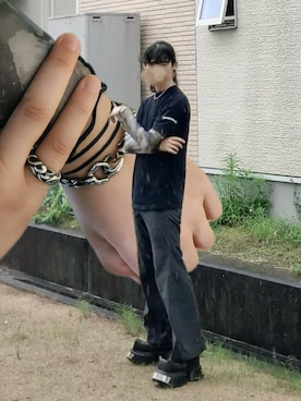 「GRANCY（グランシー）のアイテム」を使った、なつきさん（メンズ・179cm）の夏コーディネート