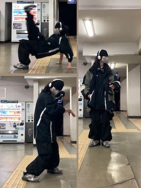 「HARE（ハレ）のアイテム（パンツ）」を使った、なつき(旧なっつ)さん（メンズ・179cm）の冬コーディネート