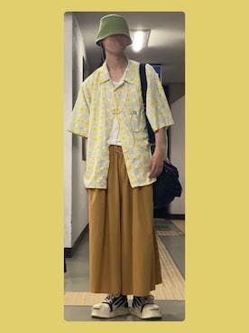 「WEGO（ウィゴー）のアイテム（帽子）」を使った、なつき(旧なっつ)さん（メンズ・179cm）の春コーディネート