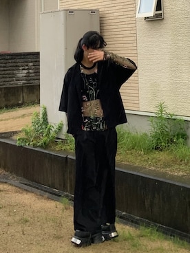 「GRANCY（グランシー）のアイテム」を使った、なつきさん（メンズ・179cm）の夏コーディネート
