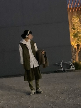 「アイテム（PC・スマホグッズ/家電）」を使った、朧気ながらなっつさん（メンズ・179cm）の冬コーディネート