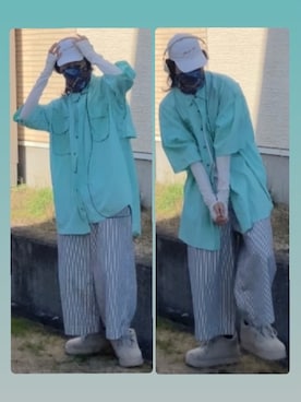 「DAISO（DAISO）のアイテム」を使った、なつき(旧なっつ)さん（メンズ・179cm）の春コーディネート