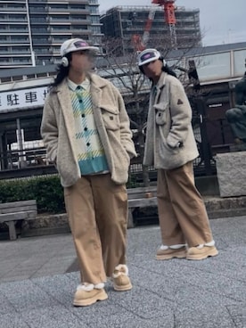 「BEN DAVIS（ベンデイビス）のアイテム」を使った、なつき(旧なっつ)さん（メンズ・179cm）の冬コーディネート