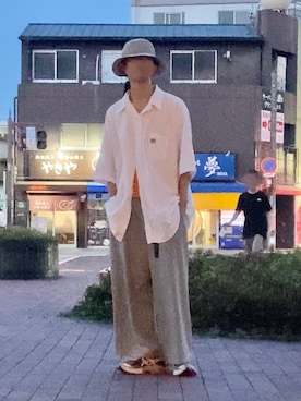 「EDWIN（エドウィン）のアイテム」を使った、なつきさん（メンズ・179cm）の夏コーディネート