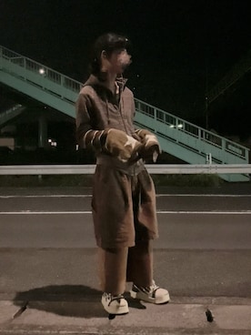 「アイテム（パーカー）」を使った、朧気ながらなっつさん（メンズ・179cm・10代）の秋コーディネート