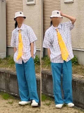 「crocs（クロックス）のアイテム（シューズ）」を使った、なつき(旧なっつ)さん（メンズ・179cm）の春コーディネート