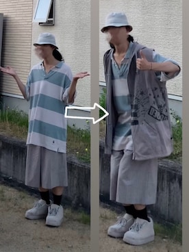 なつきさん(メンズ・179cm)の夏コーディネート