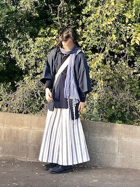 「アイテム（スポーツグッズ）」を使った、朧気ながらなっつさん（メンズ・179cm）の秋コーディネート