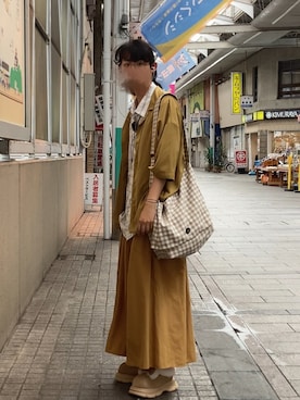 「Handmade（ハンドメイド）のアイテム」を使った、なつをさん（メンズ・179cm）の秋コーディネート