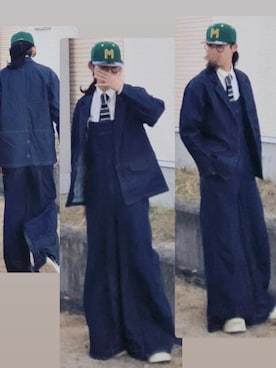 「DAISO（DAISO）のアイテム」を使った、なつき(旧なっつ)さん（メンズ・179cm）の春コーディネート