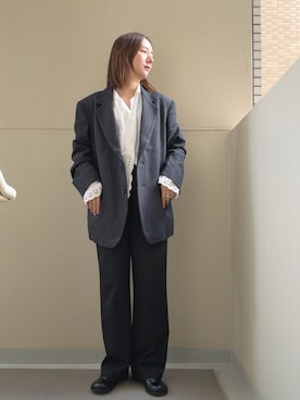 「anuke（アンヌーク）のアイテム」を使った、ehappyさん（レディース・158cm）の秋コーディネート