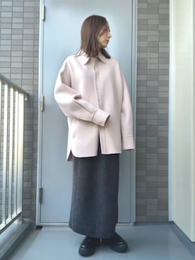 「アイテム（テーラードジャケット）」を使った、ehappyさん（レディース・158cm）の冬コーディネート