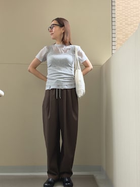ehappyさん（レディース・158cm）の夏コーディネート