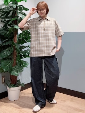 かわもっちゃんさん（レディース・158cm）の夏コーディネート