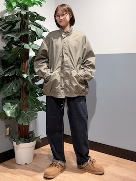 「BACK NUMBER（バックナンバー）のアイテム」を使った、かわもっちゃんさん（レディース・158cm）の秋コーディネート
