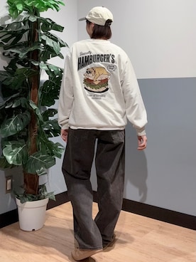 「BACK NUMBER（バックナンバー）のアイテム（キャップ）」を使った、かわもっちゃんさん（レディース・158cm）の秋コーディネート