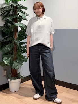 「SOMETHING（サムシング）のアイテム（パンツ）」を使った、かわもっちゃんさん（レディース・158cm）の夏コーディネート