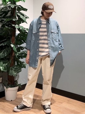 かわもっちゃんさん（レディース・158cm）の春コーディネート