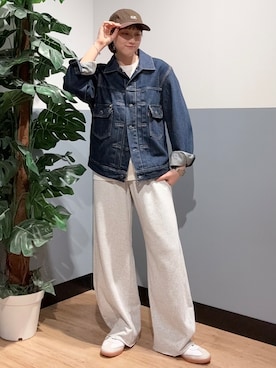「BACK NUMBER（バックナンバー）のアイテム（キャップ）」を使った、かわもっちゃんさん（レディース・158cm）の夏コーディネート