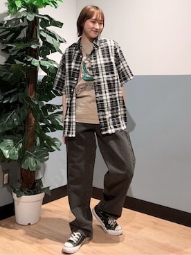かわもっちゃんさん（レディース・158cm）の春コーディネート