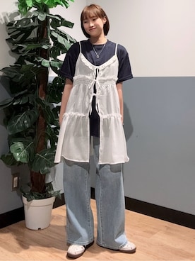かわもっちゃんさん(レディース・158cm)の春コーディネート
