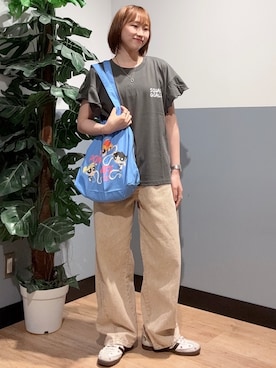 「Right-on（ライトオン）のアイテム」を使った、かわもっちゃんさん（レディース・158cm）の夏コーディネート