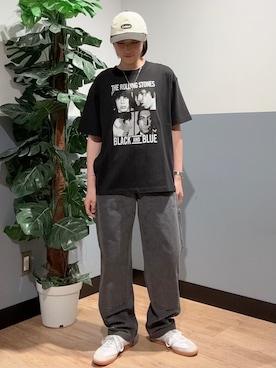 「BACK NUMBER（バックナンバー）のアイテム（キャップ）」を使った、かわもっちゃんさん（レディース・158cm）の秋コーディネート