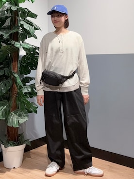 「BACK NUMBER（バックナンバー）のアイテム」を使った、かわもっちゃんさん（レディース・158cm）の秋コーディネート