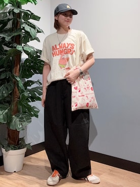 「Right-on（ライトオン）のアイテム」を使った、かわもっちゃんさん（レディース・158cm）の夏コーディネート