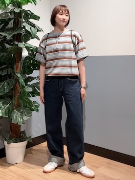 「BACK NUMBER（バックナンバー）のアイテム」を使った、かわもっちゃんさん（レディース・158cm）の夏コーディネート