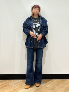 「SOMETHING（サムシング）のアイテム」を使った、ミーさん（レディース・145cm）の秋コーディネート