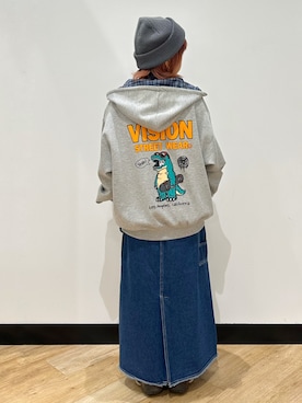 「BACK NUMBER（バックナンバー）のBACK NUMBER(バックナンバー)【メンズ】オーバーサイズクルーネックカラースウェット（6色展開・裏毛・大人のスウェット）（スウェット、ブラック系）」を使った、ミーさん（レディース）の秋コーディネート