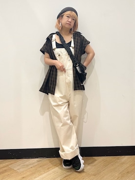 「Lee（リー）のアイテム」を使った、ミーさん（レディース・145cm）の夏コーディネート