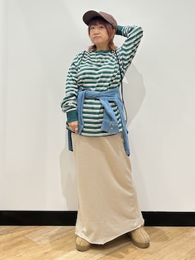 「SOMETHING（サムシング）のアイテム」を使った、ミーさん（レディース・145cm）の秋コーディネート