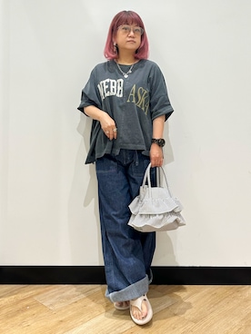 「Right-on（ライトオン）のアイテム」を使った、ミーさん（レディース・145cm）の夏コーディネート