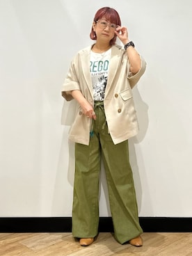 「Right-on（ライトオン）のアイテム（アクセサリー）」を使った、ミーさん（レディース・145cm）の春コーディネート