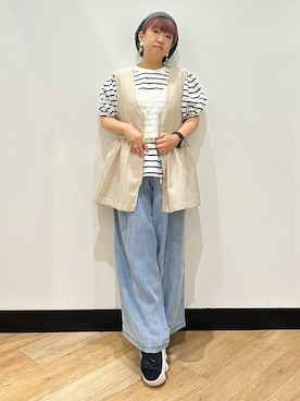 「Right-on（ライトオン）のアイテム」を使った、ミーさん（レディース・145cm）の夏コーディネート
