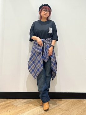 「Levi's（リーバイス）のアイテム（パンツ）」を使った、ミーさん（レディース・145cm）の夏コーディネート