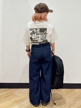「BACK NUMBER（バックナンバー）のアイテム（帽子）」を使った、kumi3110さん（レディース・145cm）の夏コーディネート
