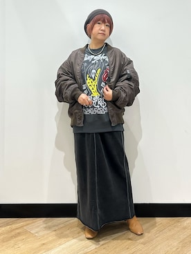 「Right-on（ライトオン）のアイテム」を使った、ミーさん（レディース・145cm）の秋コーディネート