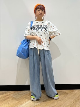 「Right-on（ライトオン）のアイテム」を使った、ミーさん（レディース・145cm）の夏コーディネート