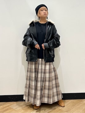 「Right-on（ライトオン）のアイテム」を使った、ミーさん（レディース・145cm）の秋コーディネート