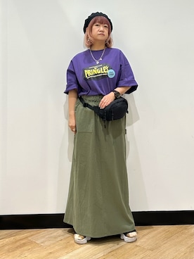 「Right-on（ライトオン）のアイテム」を使った、ミーさん（レディース・145cm）の夏コーディネート